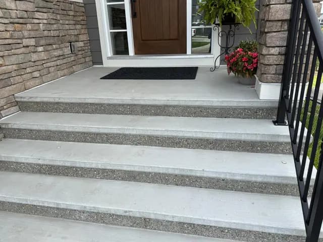 Exposed Concrete Steps