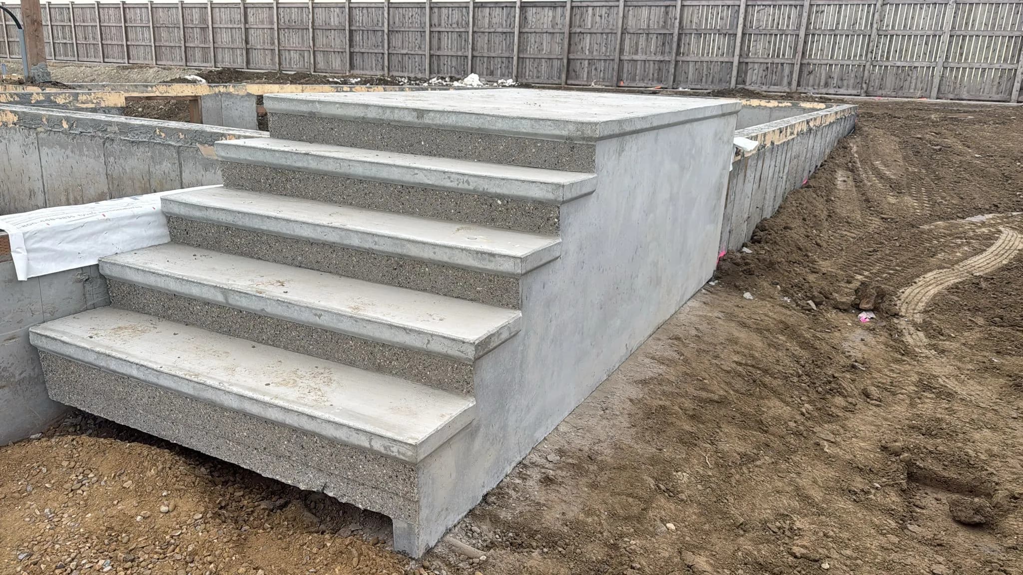 Parking Curb Installation